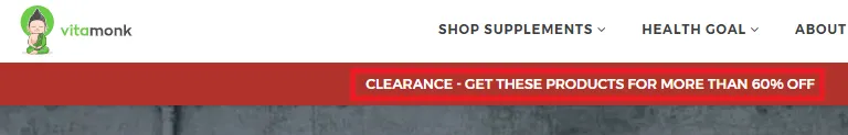 Vitamonk 60% off offer